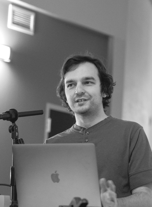 A person giving a presentation